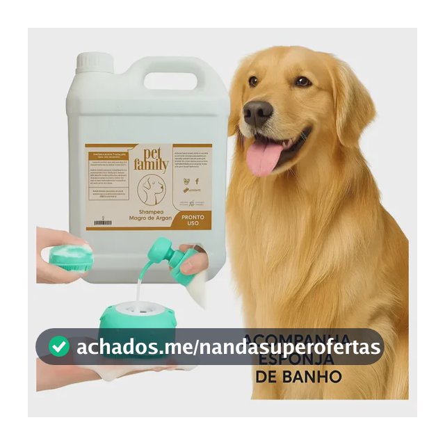 Shampoo Para Cachorro Pet Óleo De Argan Cuida Hidrata O Pelo Óleo De Argan