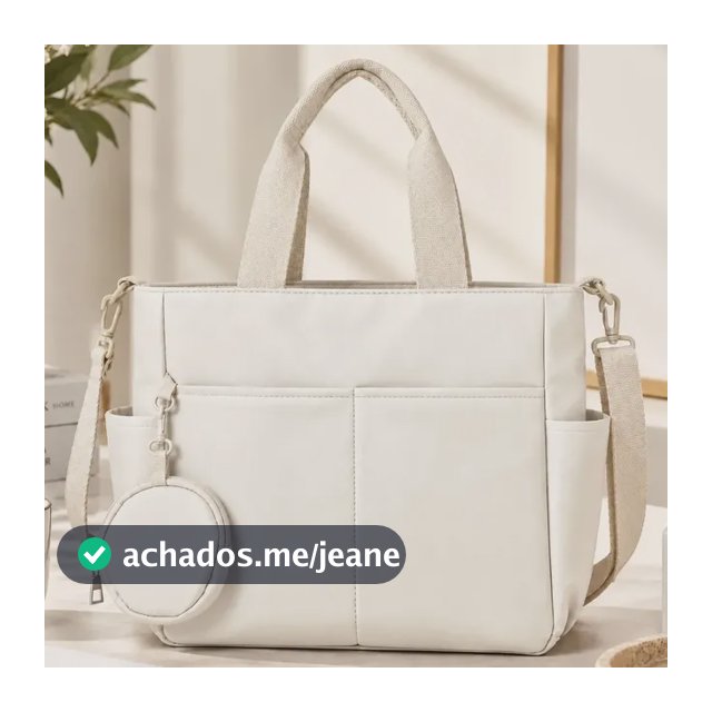 Bolsa Feminina Transversal Náilon Impermeável Trabalho
