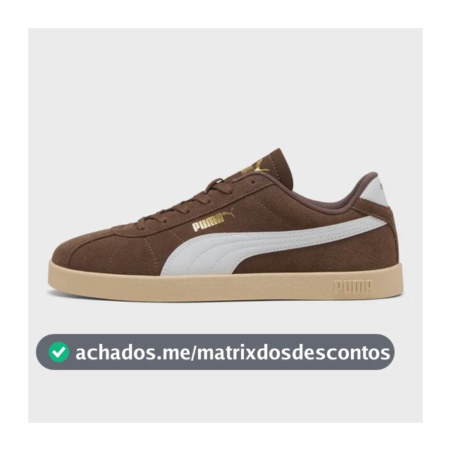 Tênis Masculino Club Ii Era Puma Flat Bronze-puma White-puma Gold Liso 38 Br