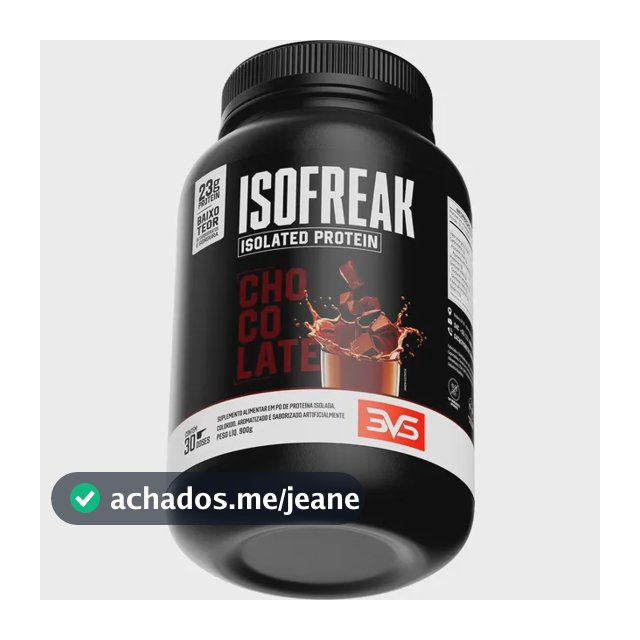 Whey Isolado Isofreak 900g Sabor: Chocolate - Fórmula Avançada Com 23g De Proteína Por Dose