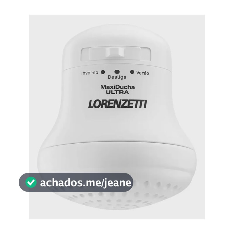Chuveiro Maxi Ducha Ultra Branco 5500W Lorenzetti