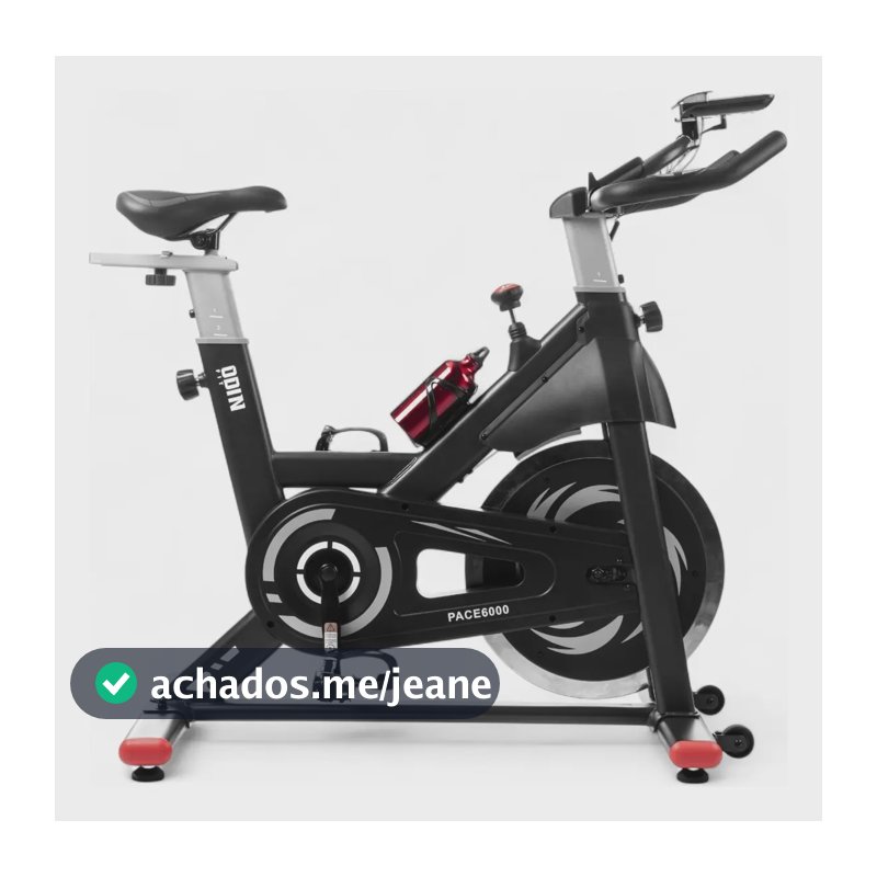 Bicicleta Ergométrica Para Spinning Mecanica Roda De Inercia 18kg Pace6000 Odin Fit