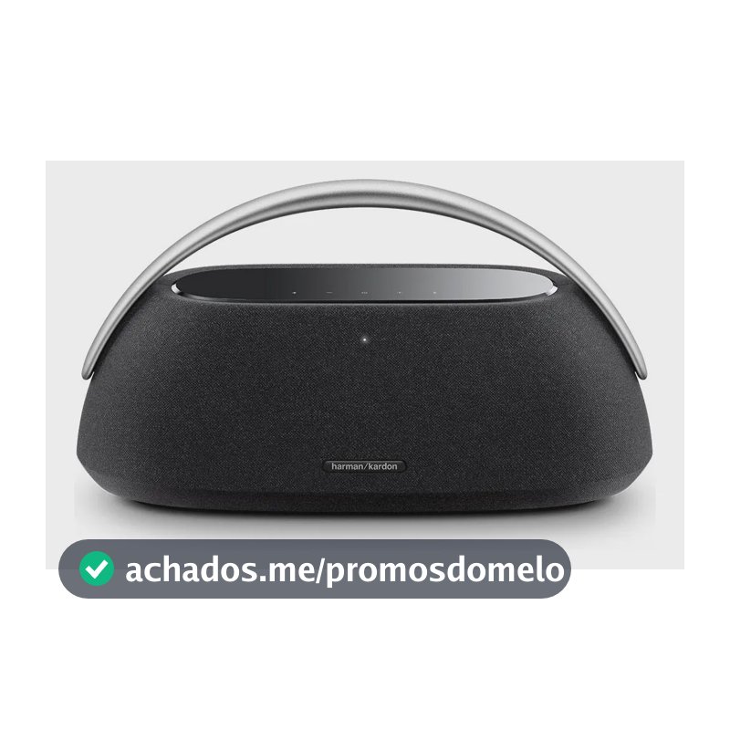 Caixa De Som Harman Kardon Go+play 3 Preta E 160 W Rms Preto 127/220v