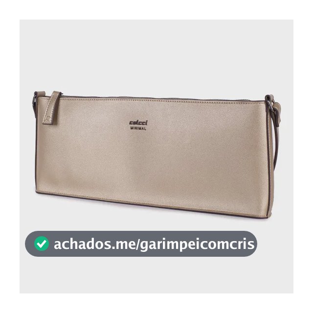 Bolsa Colcci Feminina Shoulder Bag Poliuretano 090.01.12190 Ouro Lisa Níquel Dourado-claro