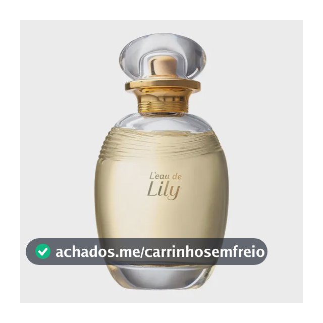 O Boticário L'eau De Lily Desodorante Colônia 75ml Volume da unidade 75 mL