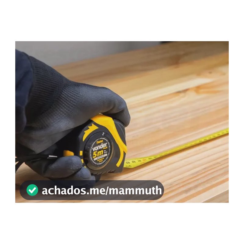Trena De Aço 5mts X 19mm Auto Trava Vonder Plus