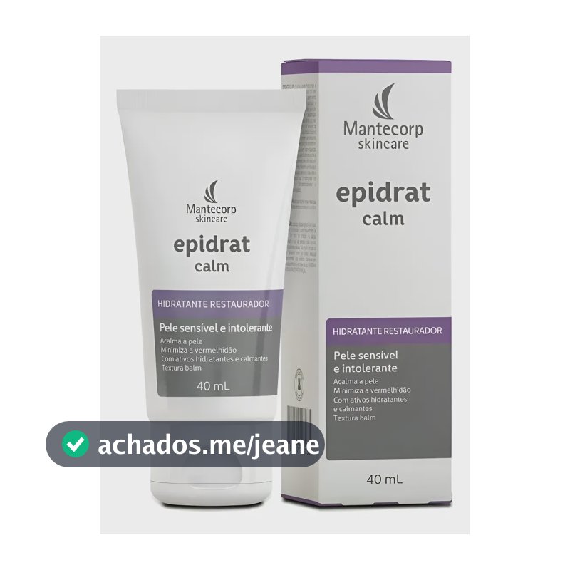 Mantecorp Hidratante Facial Epidrat Calm Restaurador - 40g Sem Fragrância