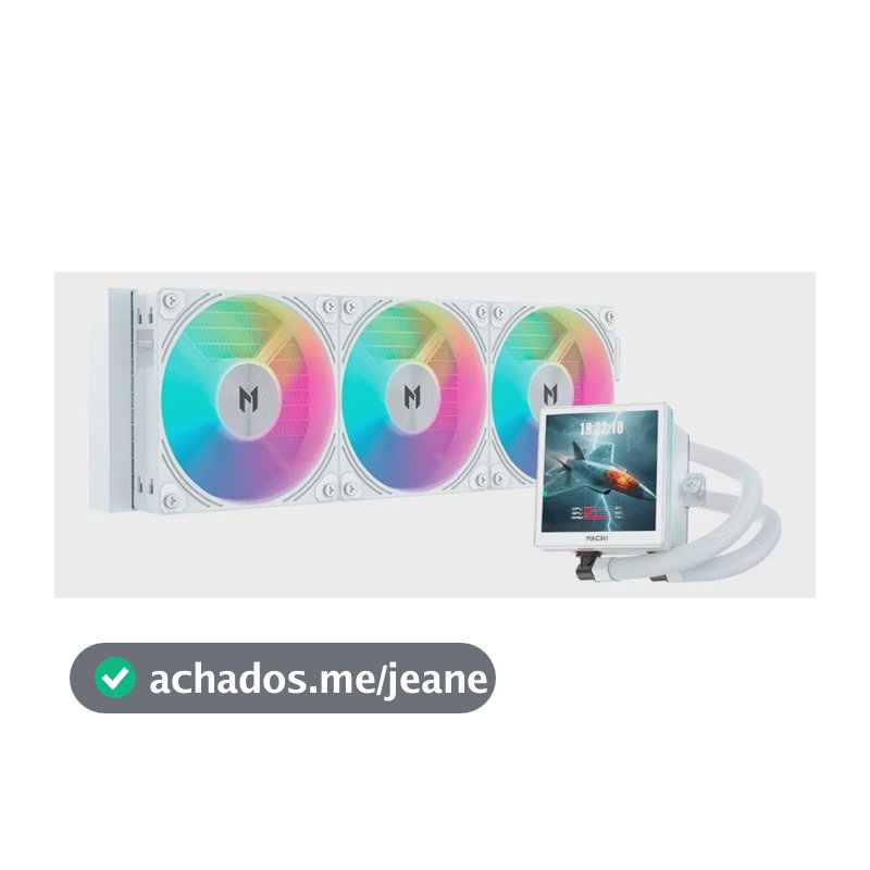 Water Cooler Mach1 Chill, Argb, 360mm, Amd E Intel, Branco