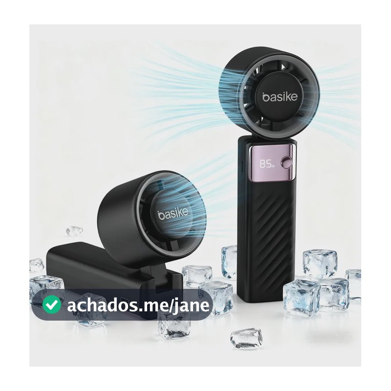 Mini Ventilador Portátil Turbo Portátil, Ventilador Portátil De Mão, A Gel A Gelo 199 Configurações Ajustáveis, Usb Recarregável, Adequado Para Uso Em Viagens/Ao Ar livre/Em Casa/No Escritório, Preto