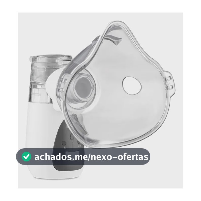 Inalador Mesh Air Flow Multi Saúde Recarregável USB Portátil Silencioso Para Adultos E Crianças Com Tecnologia Mesh - HC151