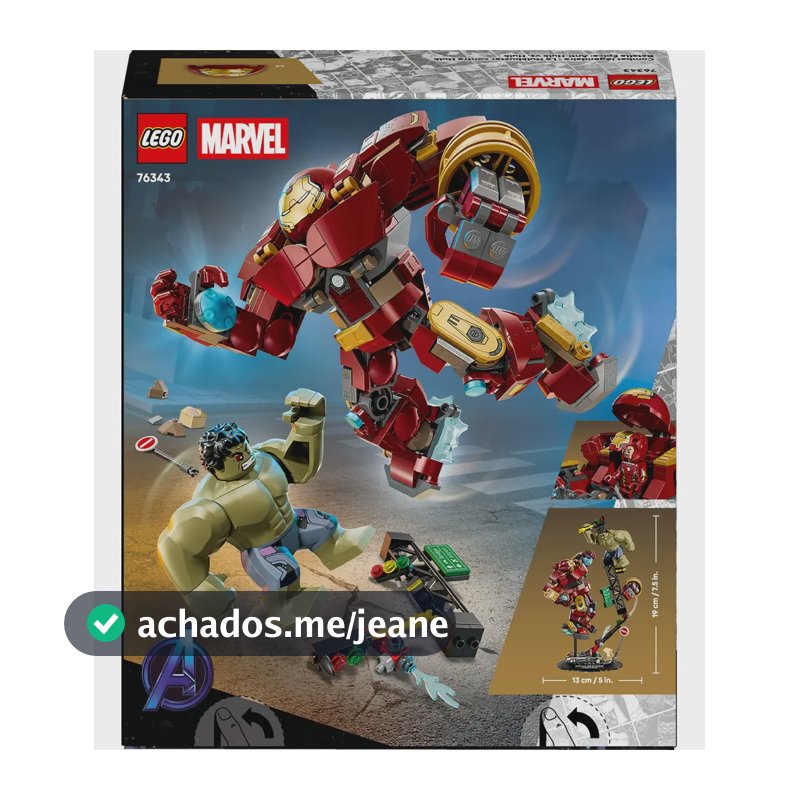 Lego® | Batalha épica da Marvel: Anti-Hulk vs. Hulk 76343
