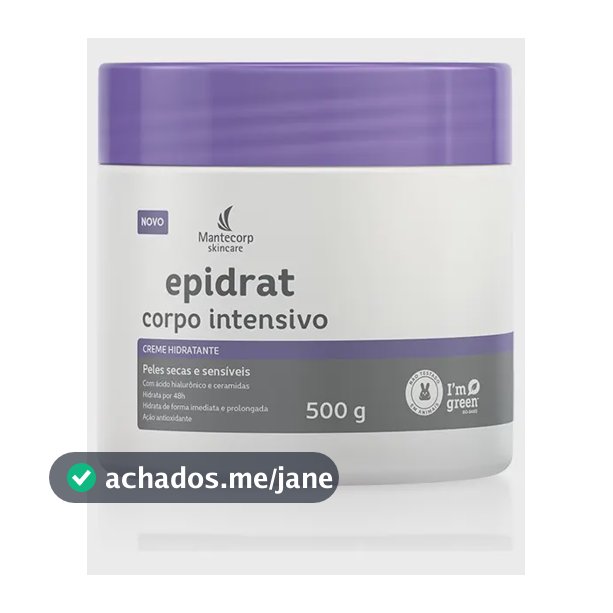 Creme Hidratante Epidrat Corpo Intensivo 500g