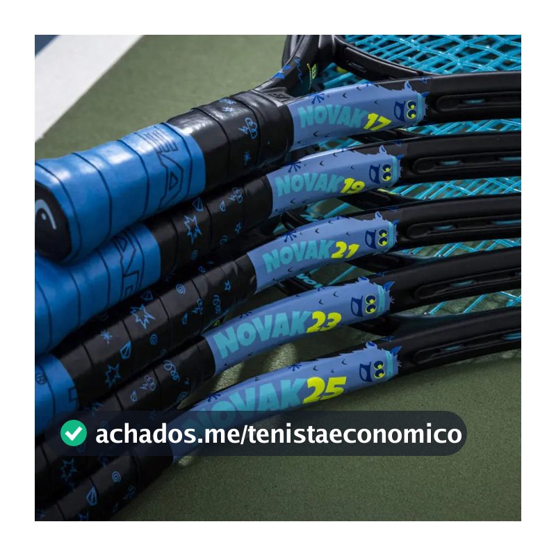Raquete De Tênis Head Novak 23 Infantil 6 8 Anos Cor Azul Tamanho Da Empunhadura L06