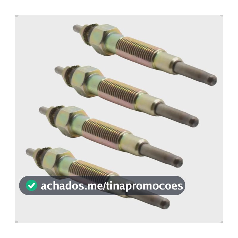 Jogo Velas Aquecedora H100 K2500 Hr K2500 L200 2.5 8v