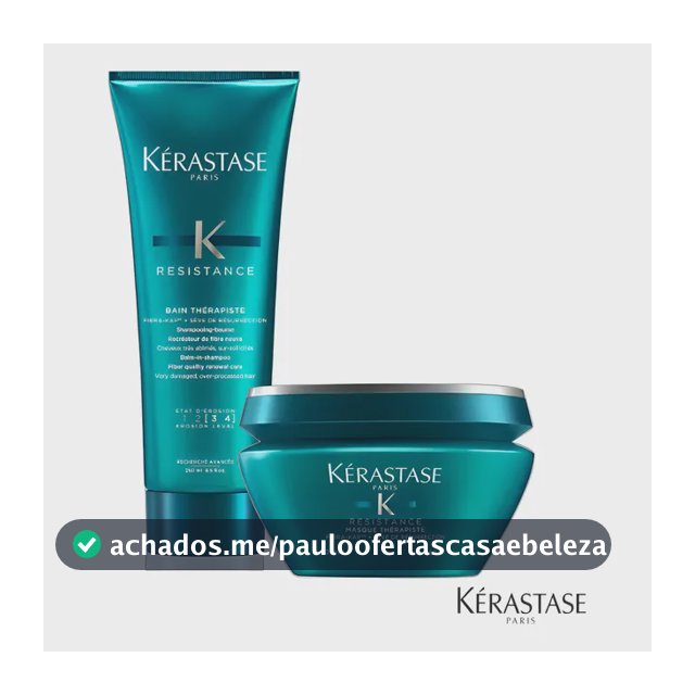 Kit Kérastase Resistance Thérapiste Shampoo + Máscara