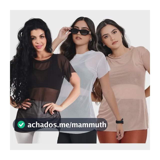 Kit 3 Blusas De Tule Academia Fitness 10736