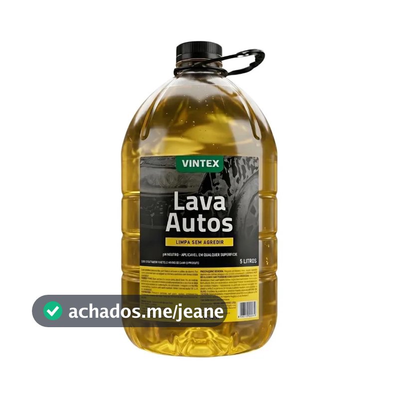 Lava Autos Vintex Vonixx 5l Shampoo Automotivo Ph Neutro