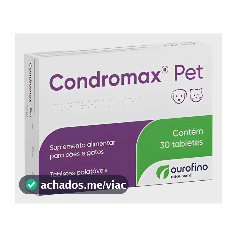 Condromax Pet 30 Comprimidos Ourofino Suplemento - Full