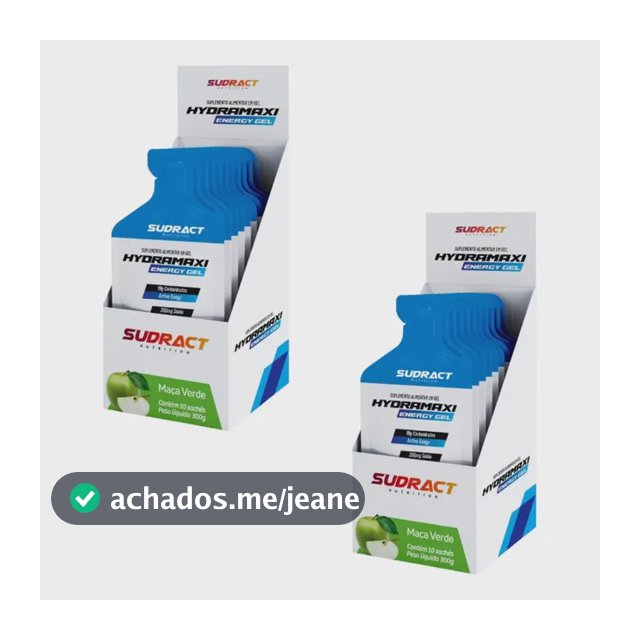 2x Gel Carbo Hydramaxi Sudract 10unx30g Repositor Endurance
