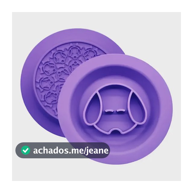 Comedouro Lento E Tapete De Lamber Nyp 2 Em 1 Para Cães Cor Roxo Sem Voltagem