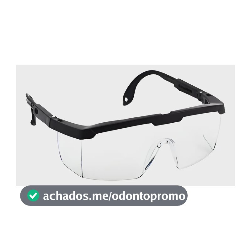 Kit 10 Oculos Rj Incolor Proteção Uv Ajustável Epi Ca 34.082 Incolor.