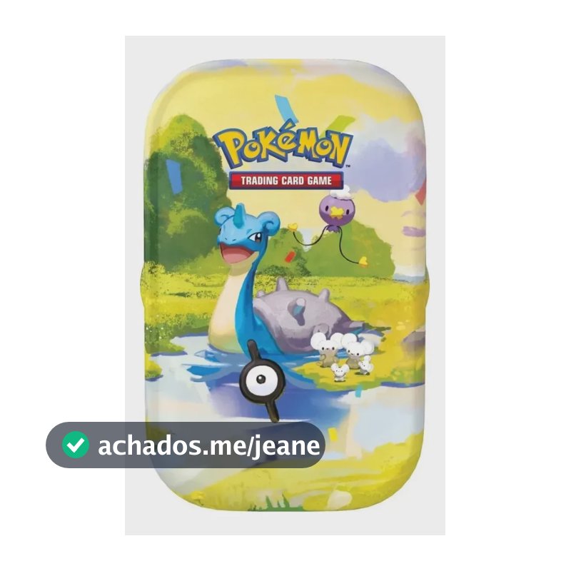 Pokémon Tcg Mini Lata Tin 30 Anos Lapras Dia Inglês