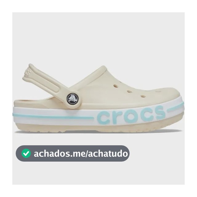 Sandália Crocs Bayaband Clog Winter White/multi