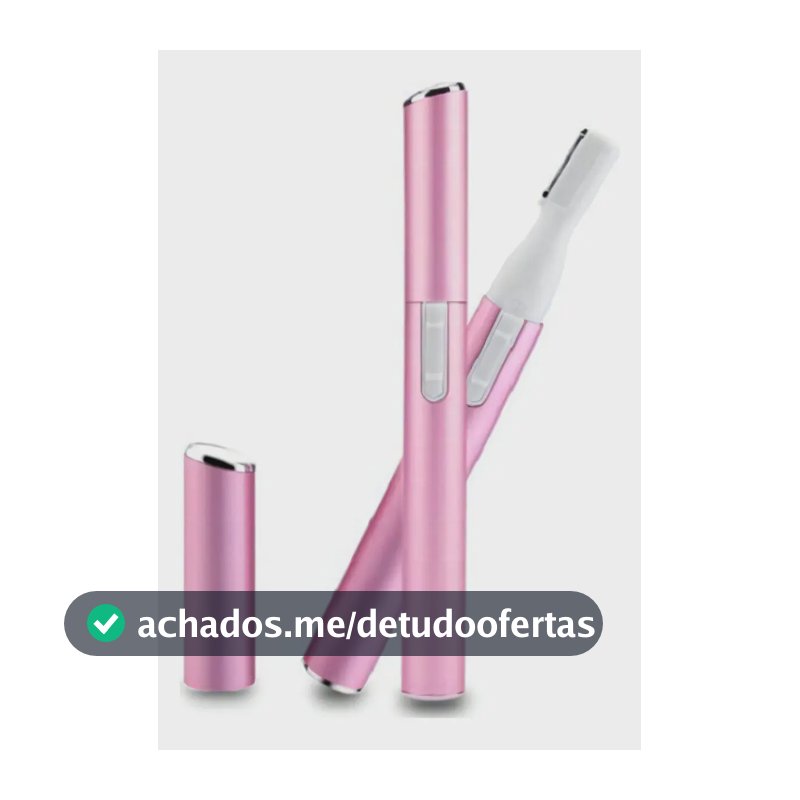Depilador Elétrico Skysuper Groomer Buço Sobrancelha Rosa NS-668