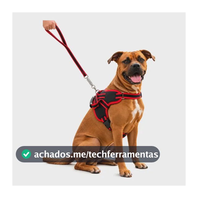 Guia Para Cães Coleira Peitoral Com Alça Reforçado Pit Bull