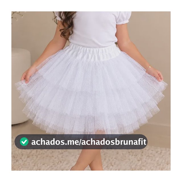 Saiote Infantil Anágua Para Armação Vestido De Festa Luxo