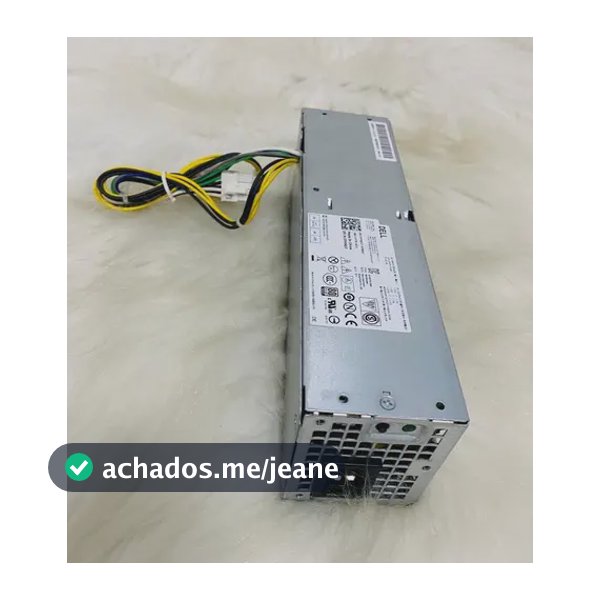 Fonte Dell Optiplex 3020 7020 9020 Sff 255w Modelo D255as-00 Cor Prata 110V/220V