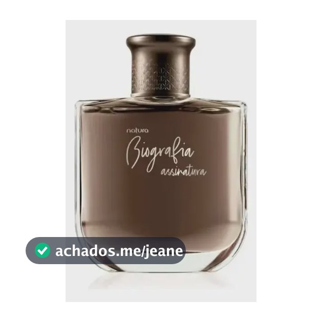 Perfume Biografia Assinatura Masculino Miniatura 25ml Natura