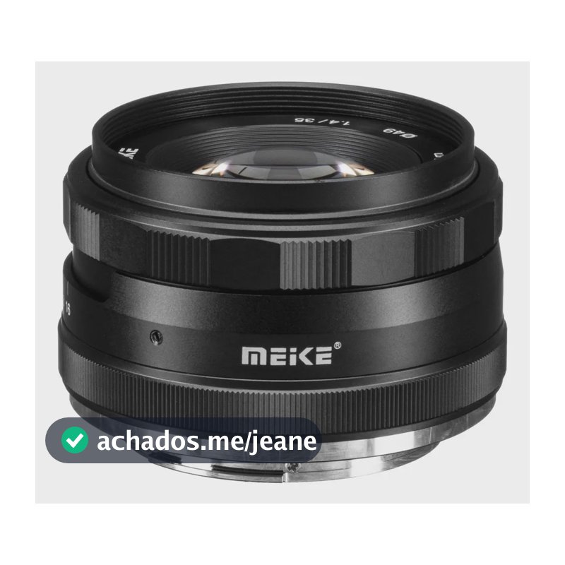 Lente Meike 35mm F1.4 Aps-c Foco Manual Para Sony E-mount Sony E-mount