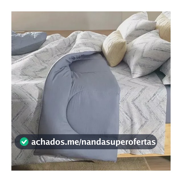 Jogo De Cama Solteiro Fred 100% Algodão 3 Peças Cinza Karsten