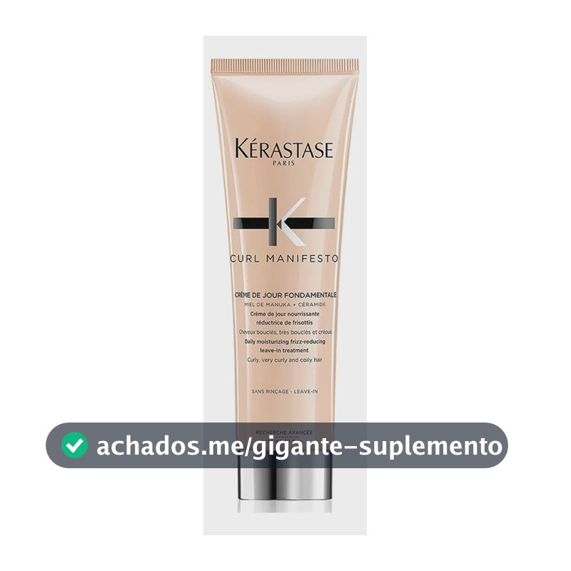 Kérastase Curl Manifesto Creme De Jour Fondamentale, Cabelo Cacheado e Encaracolado, 150ml