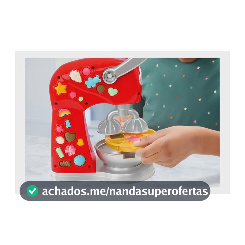 Massinha de Modelar Play-Doh Kitchen Creations Misturador Mágico com 5 Potes