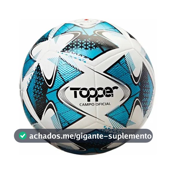 Bola De Futebol Para Campo 22 I Composição Em Pvc Topper Branco/preto