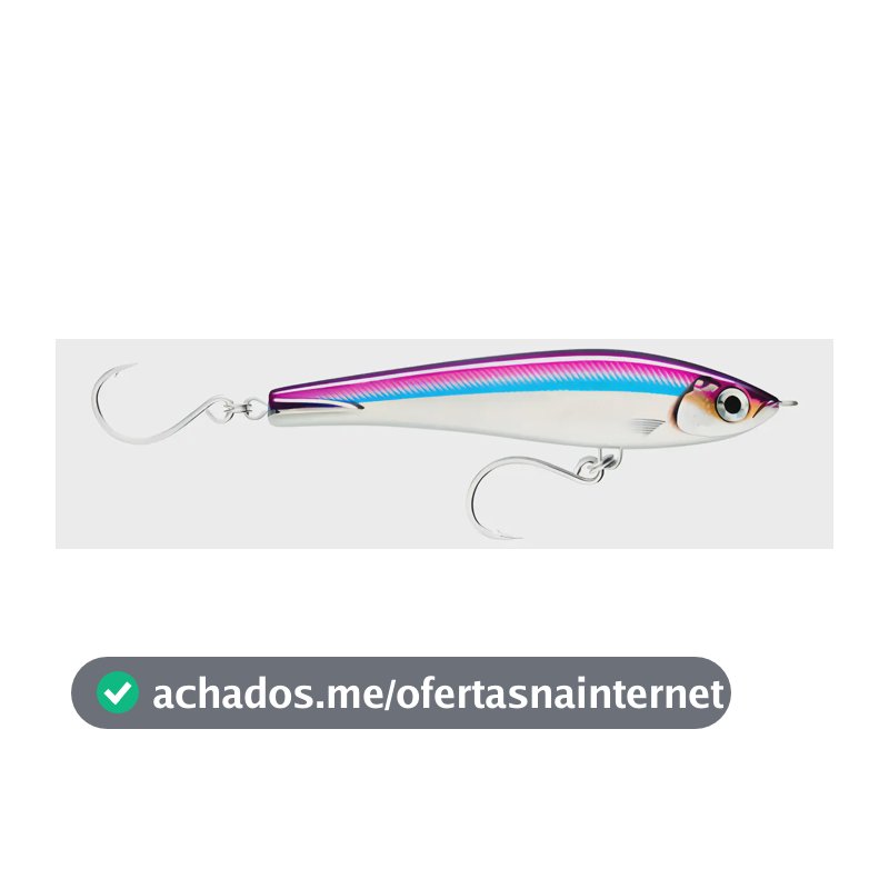 Isca Artificial Rapala Xrap Magnum Superfície Predadores 17cm Cor Violeta