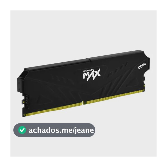 Macrovip MVX32N16/16 Memória RAM UDIMM 16GB DDR4 3200MHz CL16 Dissipador de Calor
