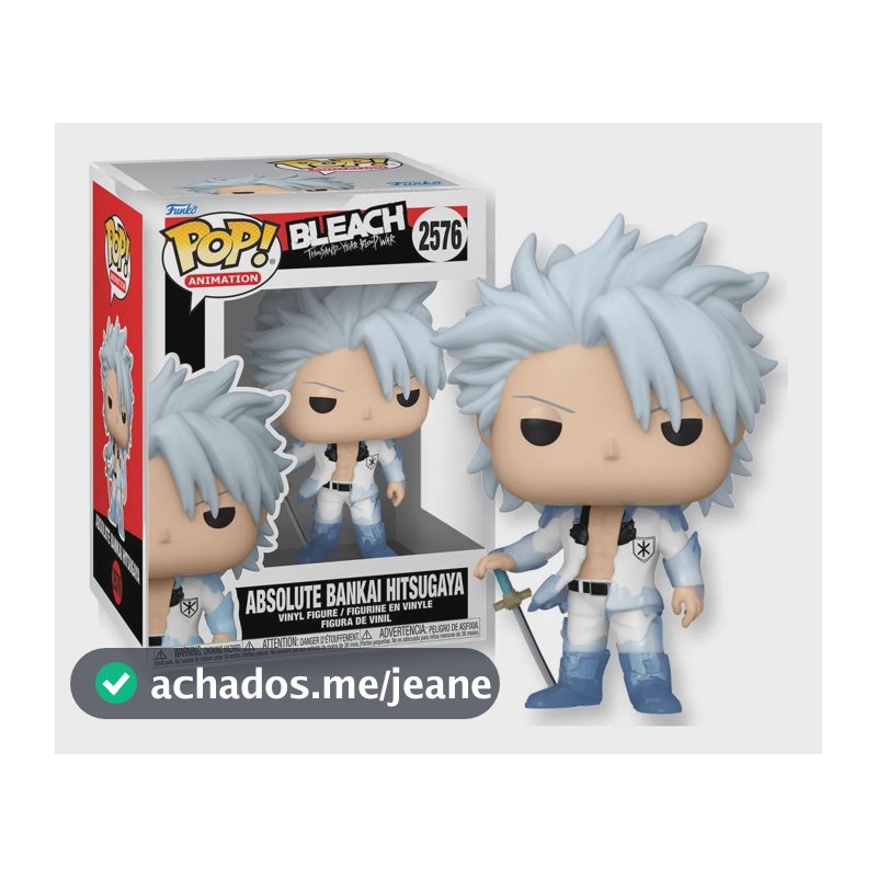 Boneco Funko Pop! Bleach A Guerra Sang De Mil Anos Hitsugaya