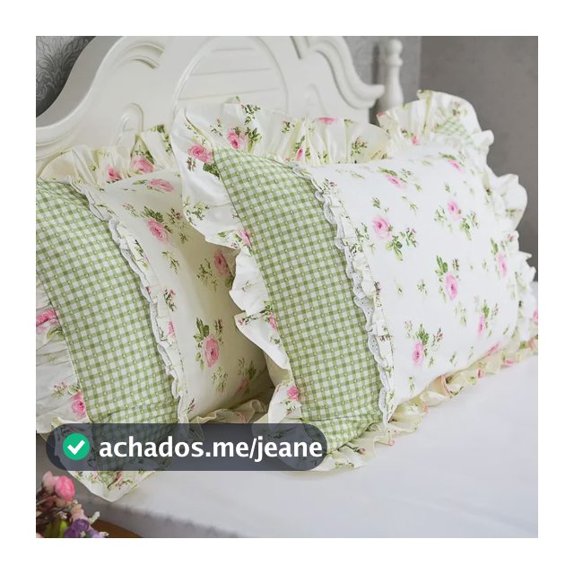 Fronhas Fadfay Farmhouse Style Rosa Estampadas Em Ouro