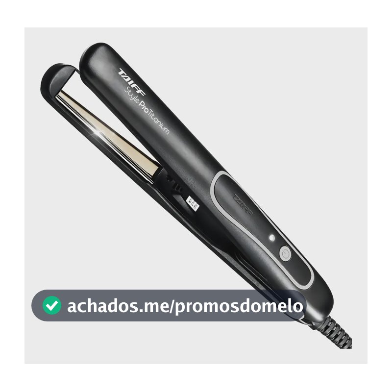 Chapinha De Cabelo Taiff Style Pro Titanium Preta Cor Preto