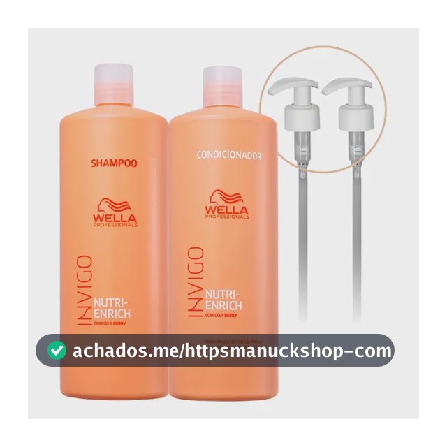 Kit Wella Invigo Nutri Enrich Shampoo e Condicionador 2 L
