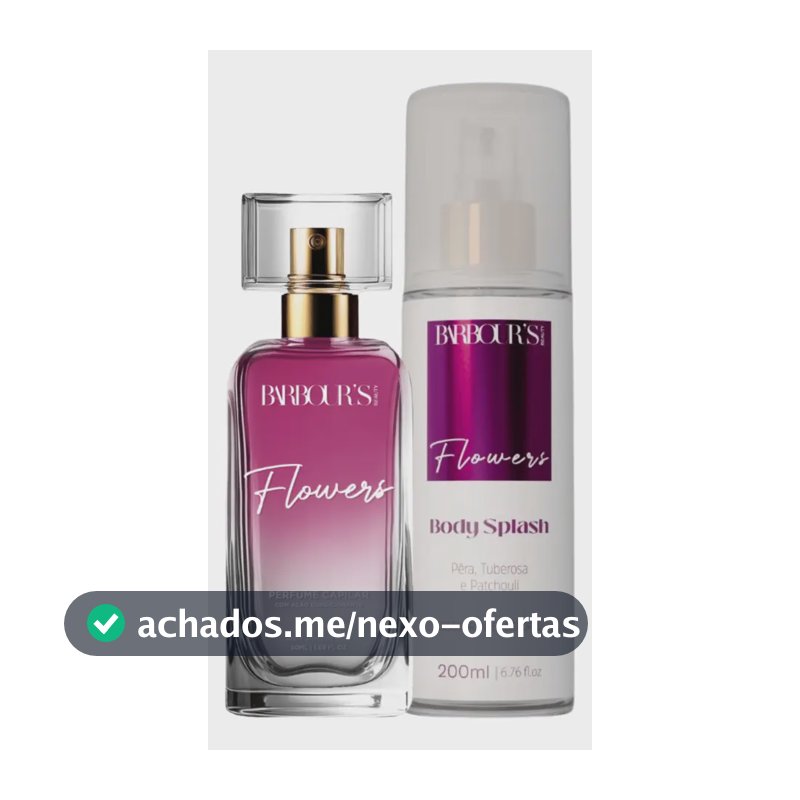 Perfume Capilar E Body Splash Flowers Barbour's Beauty