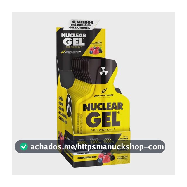 Pre Treino Nuclear Rush Gel Cx 10 Sachês Bodyaction