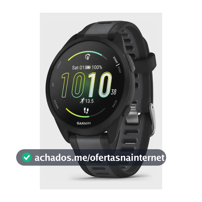 Garmin Forerunner 165 Basico Amoled 43 Mm Preto Correa Esportiva