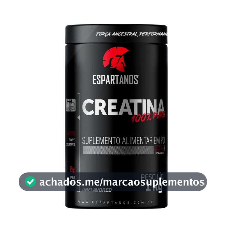 Creatina Espartanos em pó Sem sabor x 1kg