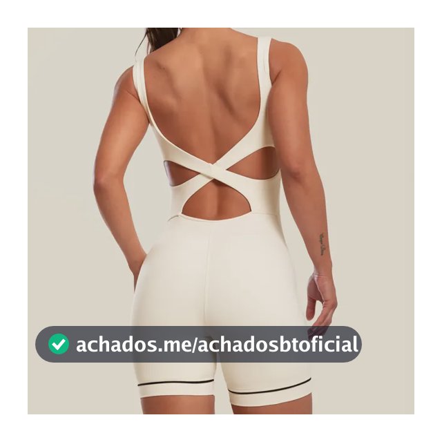 Macaquinho Radiant Geada Poliamida Com Bojo E Estampa Emborr Off White G