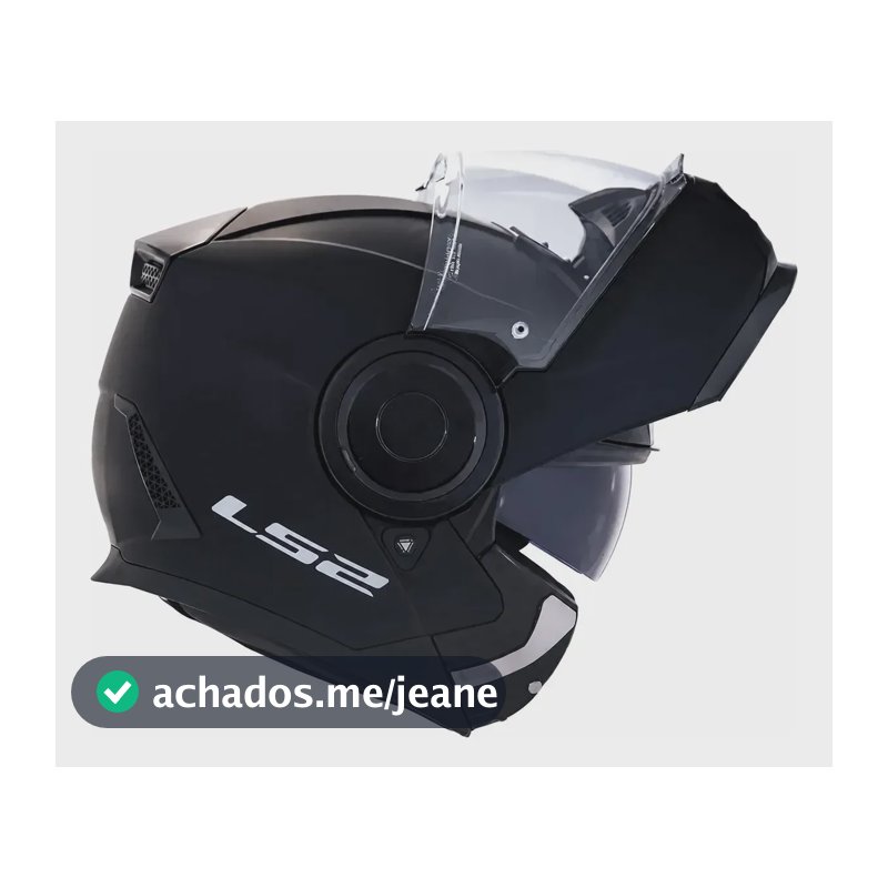 Capacete Robocop LS2 FF902 Scope preto fosco tamanho 55 56 S