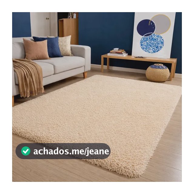 Tapete Felpudo Quarto Sala 1,00 X 1,40 Mt Peludo